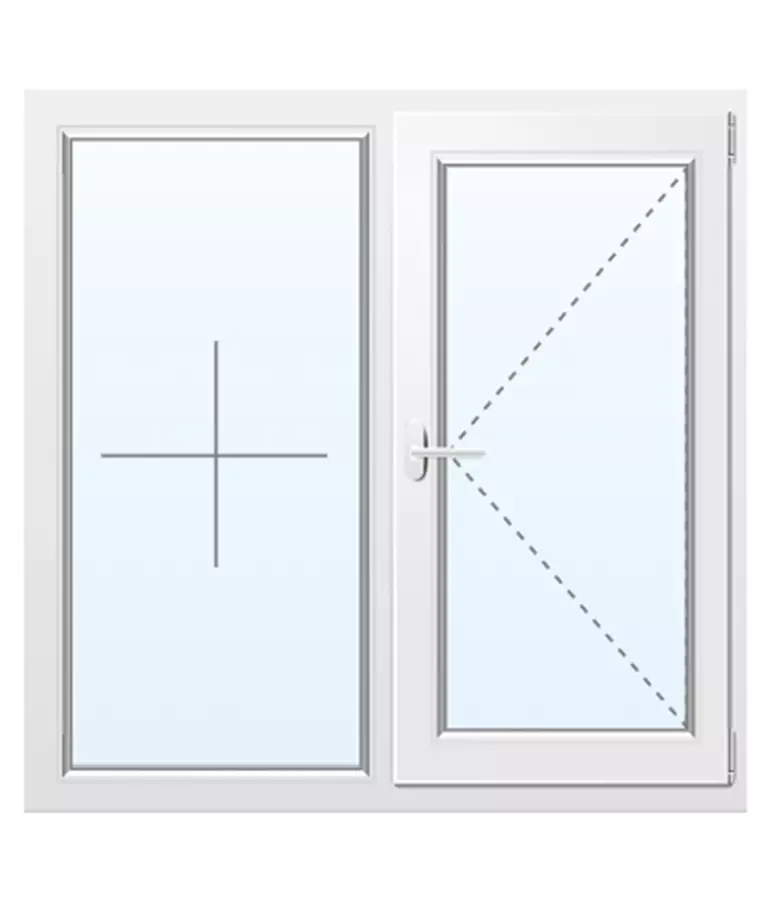 Двухстворчатое окно